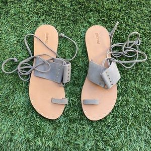 Soludos “Milo” Ankle Wrap Sandals